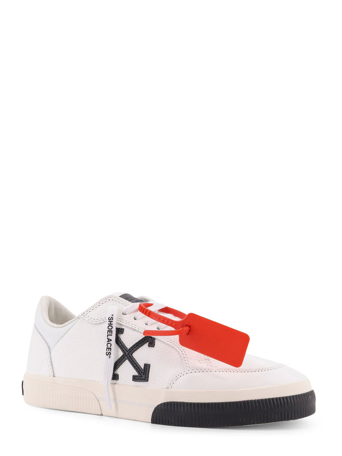 Off White Sneakers - Black Pelle