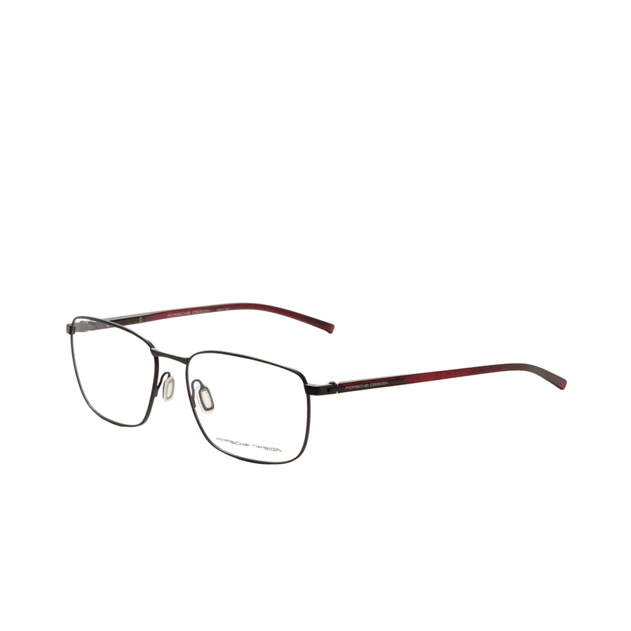 Preloved - Porsche Design Mens 53mm Black And Red Eyeglasses P8368-56a000 One Color