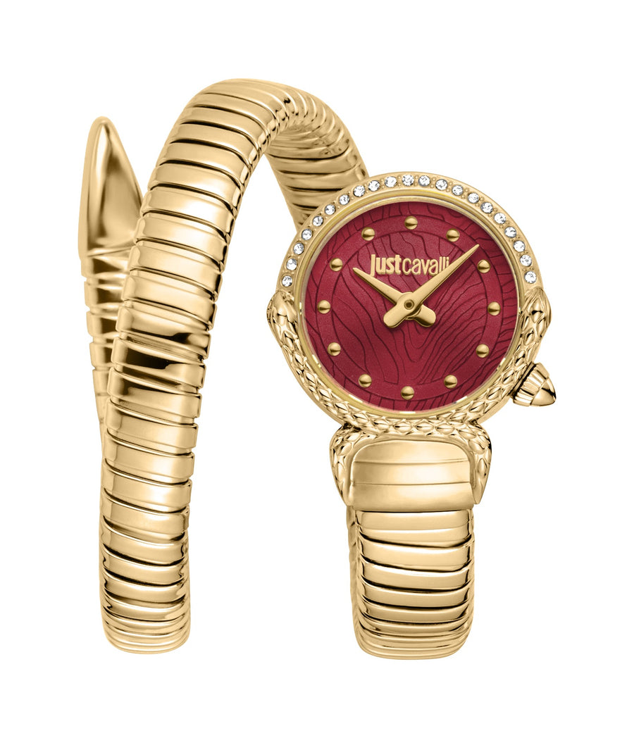 Preloved - Just Cavalli Womens Snake 22mm Quartz Watch Jc1l350m0035 One Color Watches