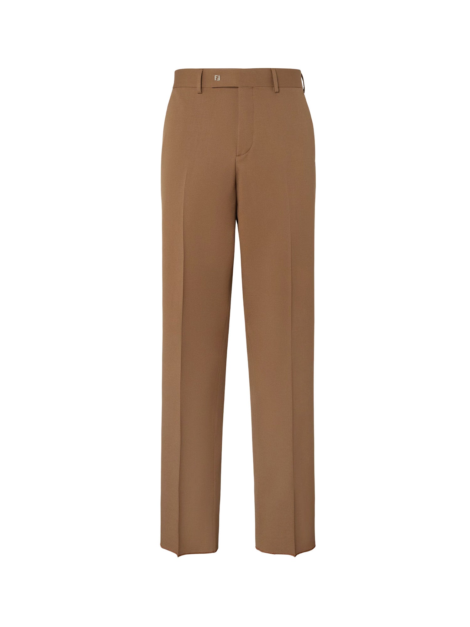 Fendi Rtw Brown Lana Vergine