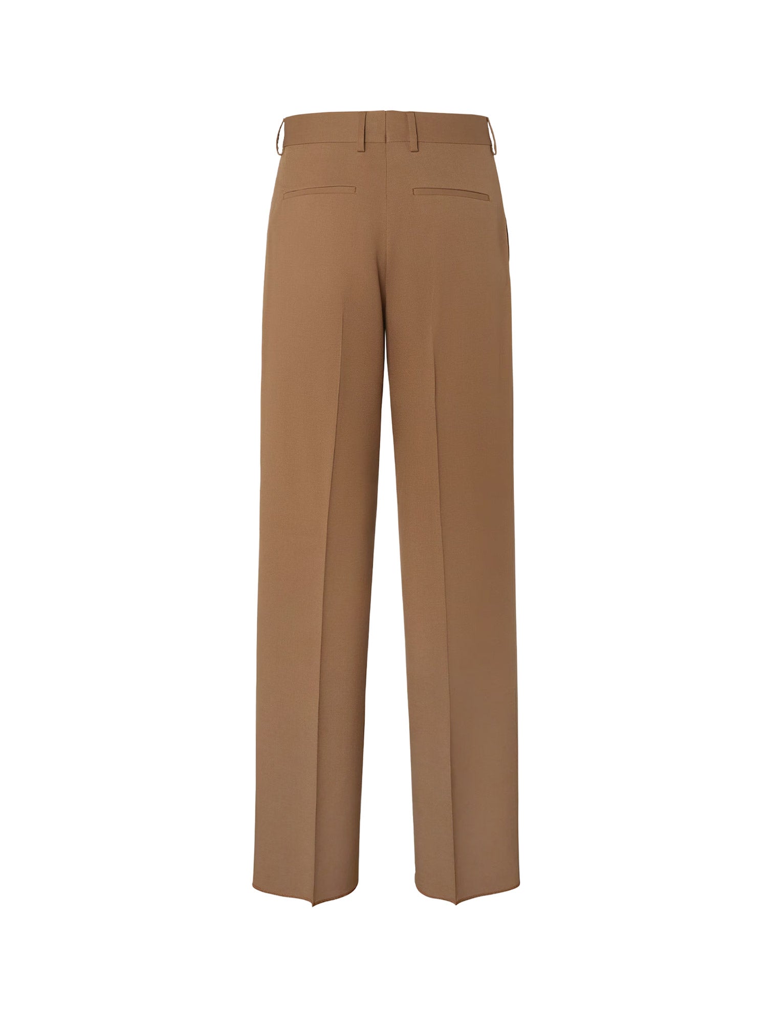 Fendi Rtw Brown Lana Vergine