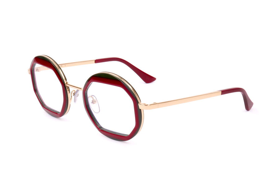 Preloved - Marni Womens 50mm Red Army Green Eyeglasses Me2632-620-50 One Color