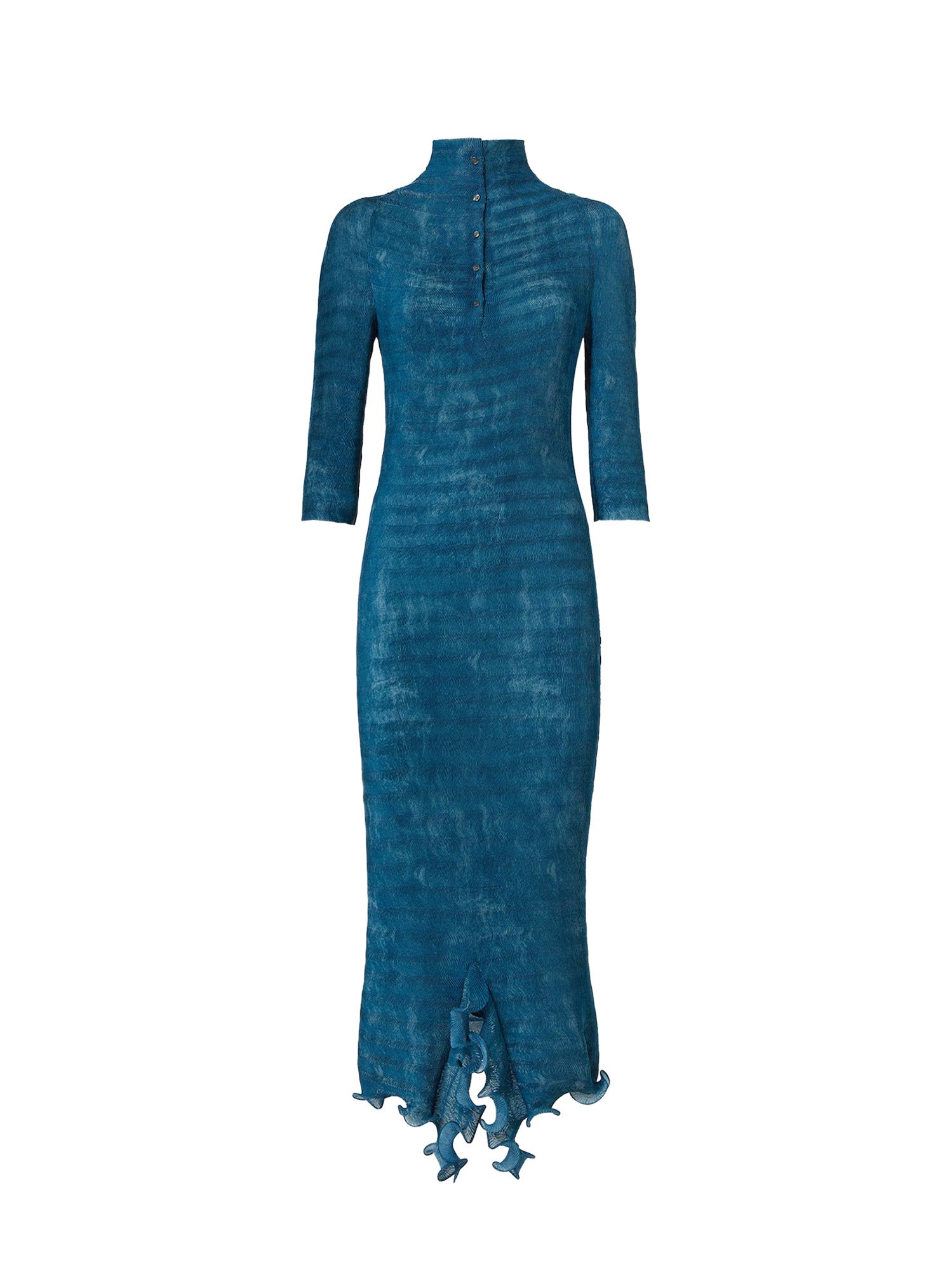 Fendi Dresses Petrol Blue Poliestere