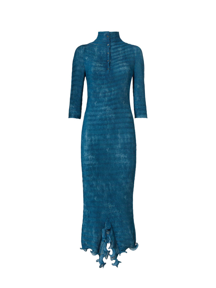 Fendi Dresses Petrol Blue Poliestere