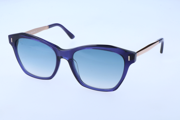 Preloved - Tods Womens 55mm Shiny Blue Sunglasses To0169-90w-55 One Color