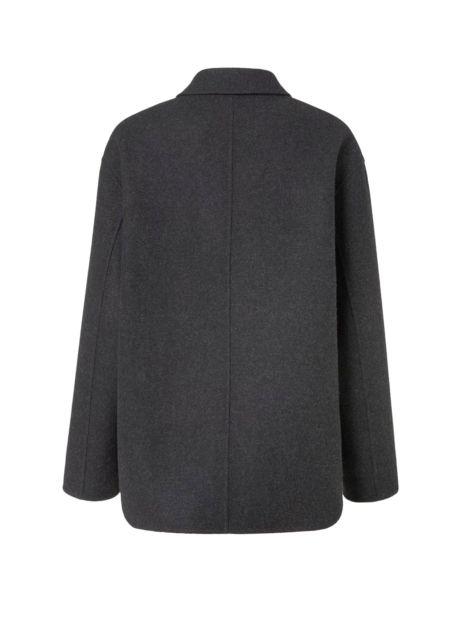 Fendi Coats Grey Lana Vergine