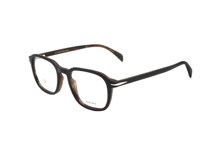 Preloved - David Beckham Mens 51mm Black Striped Brown Eyeglasses Db1084-05k-51 One Color