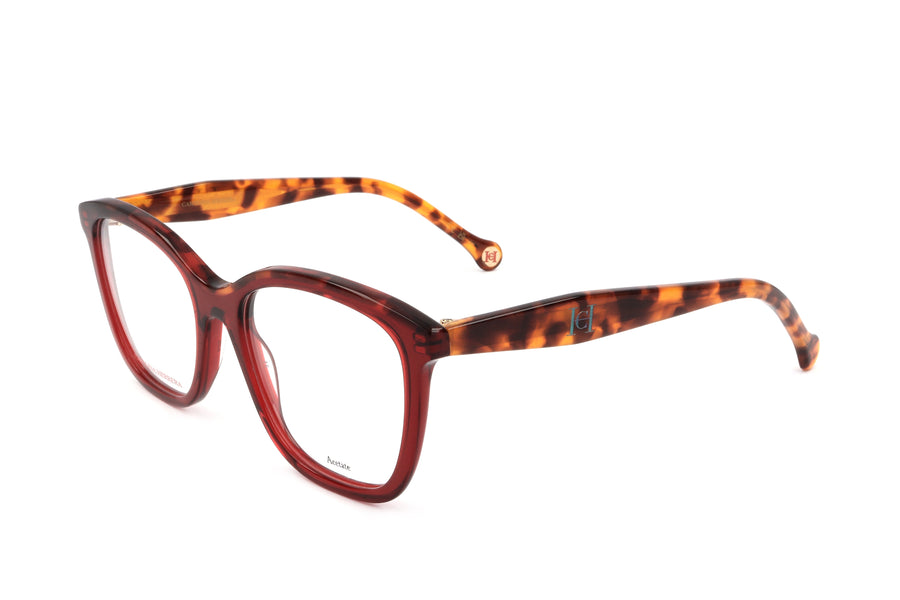Preloved - Carolina Herrera Womens 52mm Burgundy Havana Eyeglasses Her0146-Ydc-52 One Color