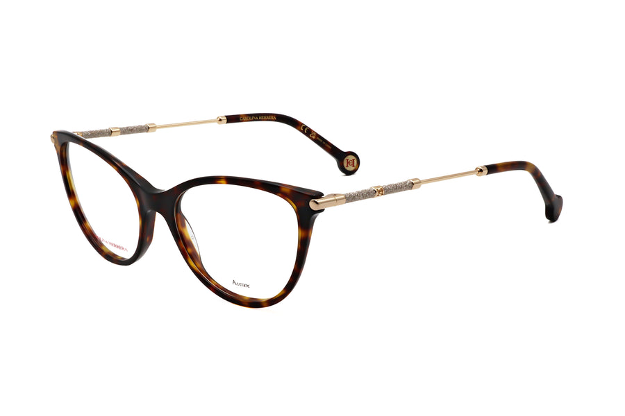 Preloved - Carolina Herrera Womens 53 Mm Havana Eyeglasses Her0152-086-53 One Color