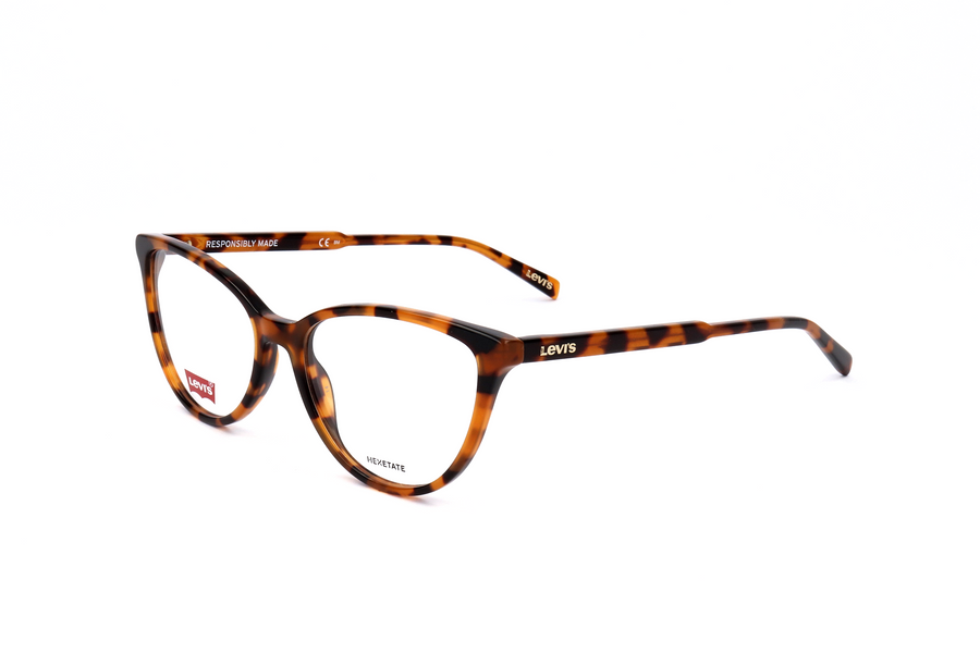 Preloved - Levis Womens 53mm Havana Eyeglasses Lv1015-05l-53 One Color
