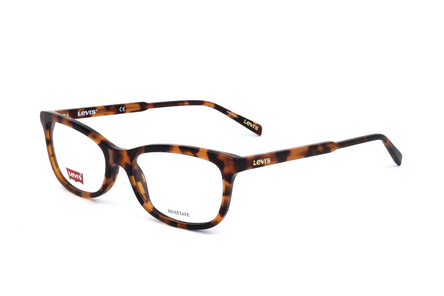 Preloved - Levis Womens 51mm Havana Eyeglasses Lv1017-05l-51 One Color
