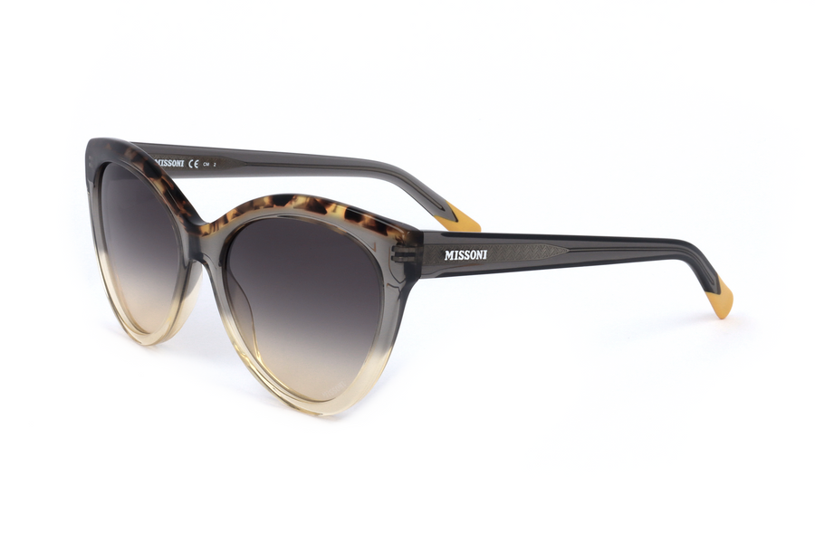 Preloved - Missoni Womens 57mm Grey Ochre Sunglasses Mis0088-S-Mqe-57 One Color