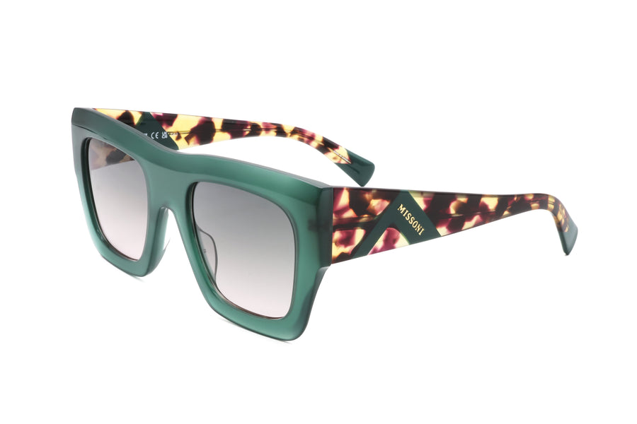 Preloved - Missoni Womens 52mm Green Havana Sunglasses Mis0153-S-Xgw-52 One Color