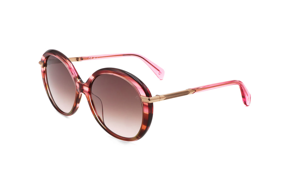 Preloved - Rag & Bone Womens 56 Mm Pink Horn Sunglasses Rnb1075-S-1zx-56 One Color