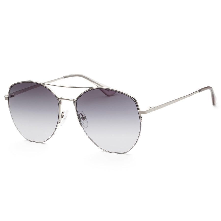 Preloved - Calvin Klein Mens 57mm Silver Sunglasses Ck20121sn-045 One Color