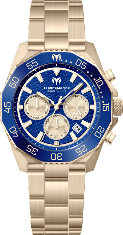 Preloved - Technomarine Mens 44mm Quartz Watch Tm-225085 One Color Watches