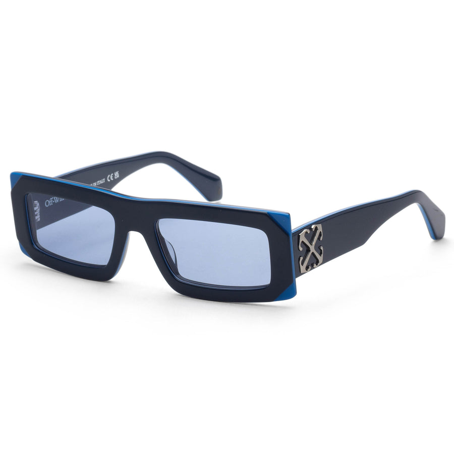 Preloved - Off-White Womens Laurel 54mm Dark Blue Sunglasses Oeri13pf24pla0014840 One Color