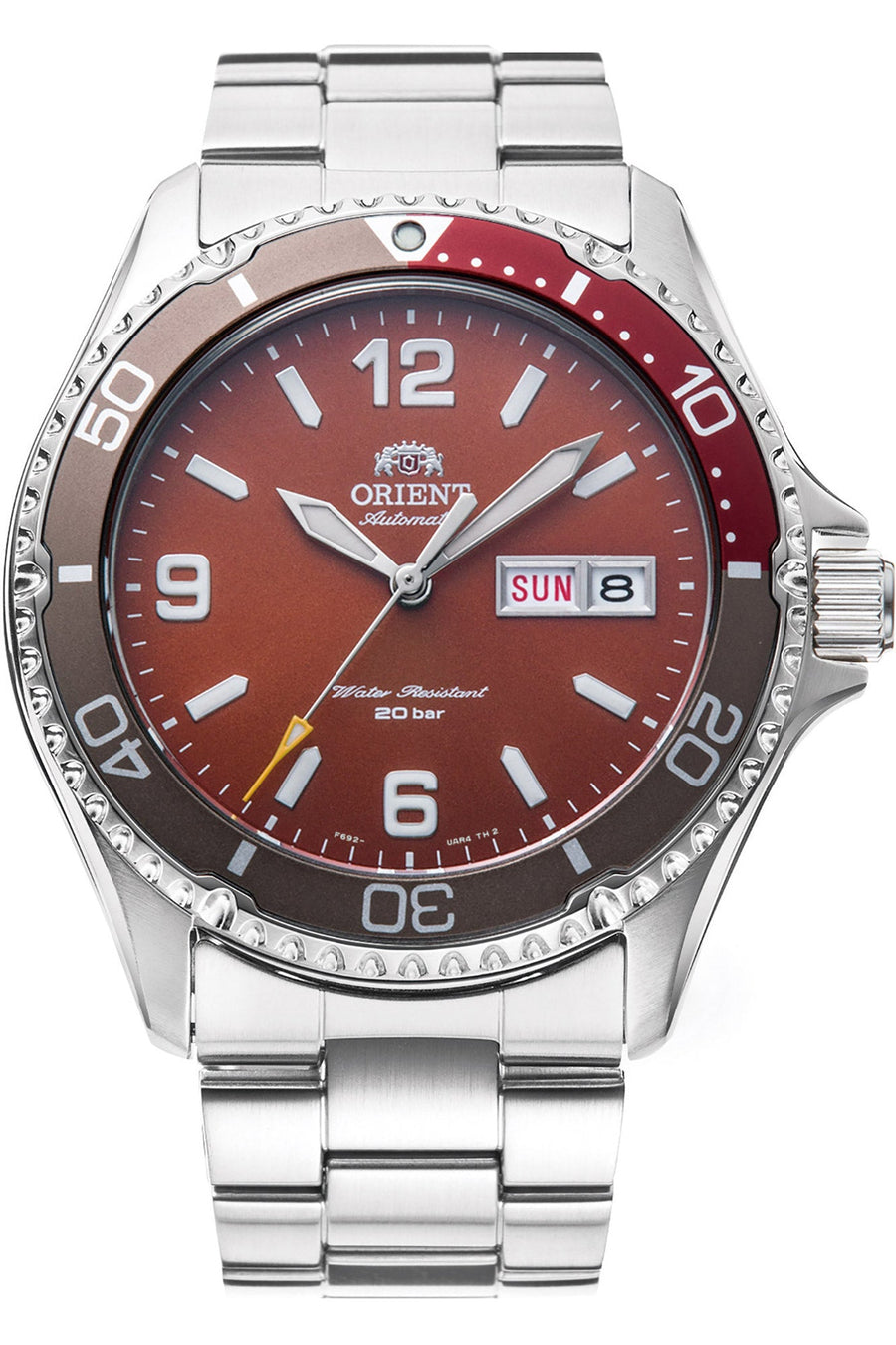 Preloved - Orient Mens Sports Kamasu Arabic 41mm Automatic Watch Ra-Aa0820r One Color Watches
