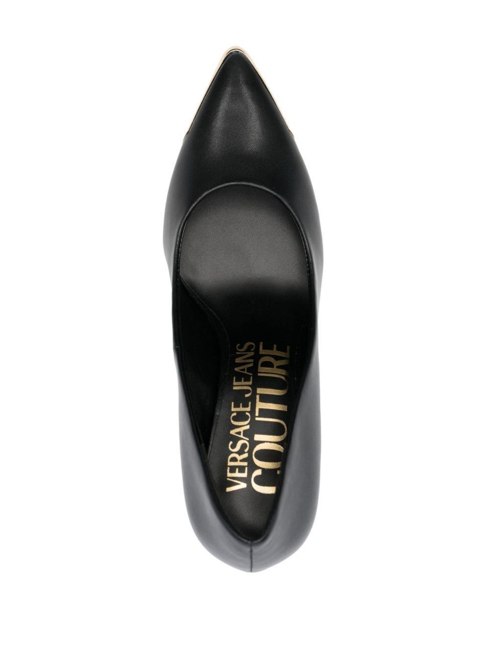 VERSACE JEANS COUTURE High heel shoes Black Cow Leather