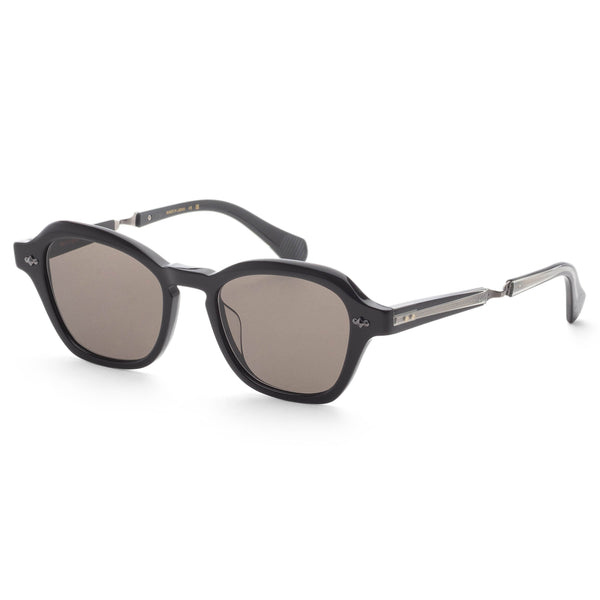 Preloved - Garrett Leight Womens Rell 50mm Black Gunmetal Sunglasses Ml2055-50-Bk-Gmsflava One Color