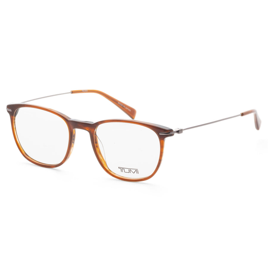 Preloved - Tumi Mens 51mm Straited Brown Eyeglasses Vtu5125103bq One Color