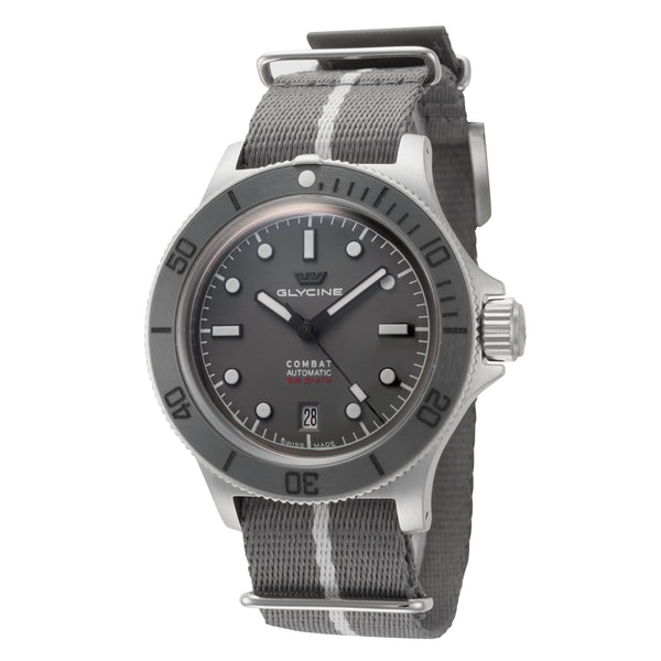 Preloved - Glycine Mens Combat Sub Box Ceramic 41mm Automatic Watch Gl0526 One Color Watches