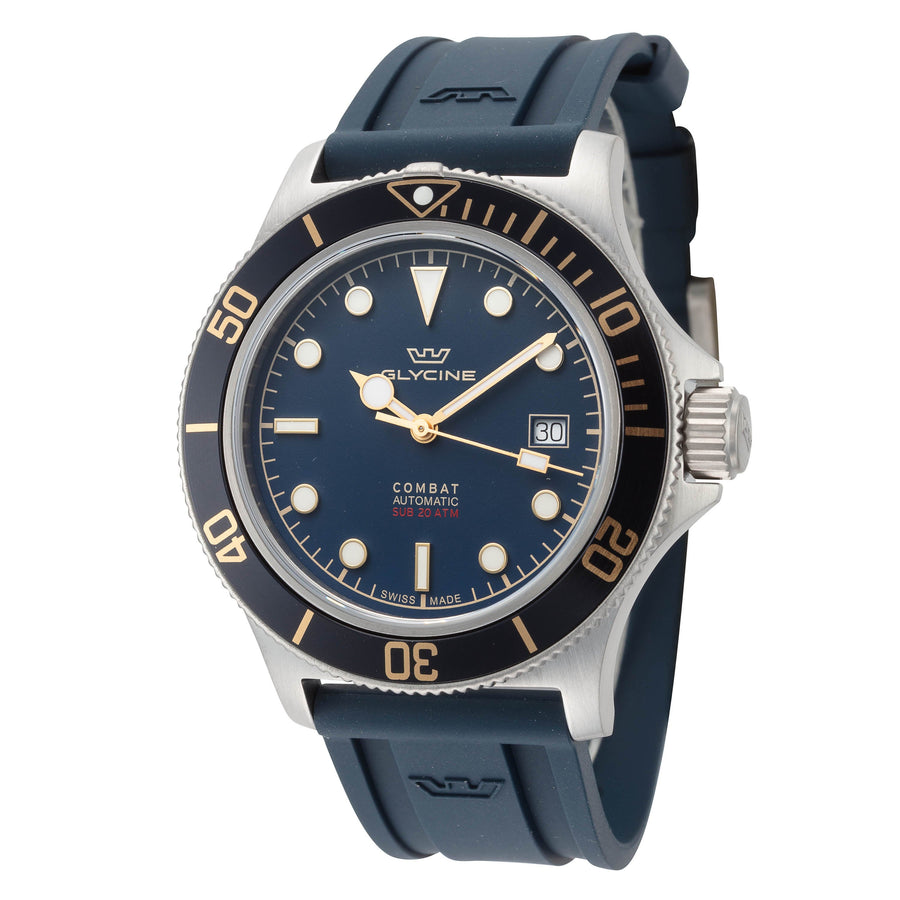 Preloved - Glycine Mens Combat Sub 42mm Automatic Watch Gl0327 One Color Watches