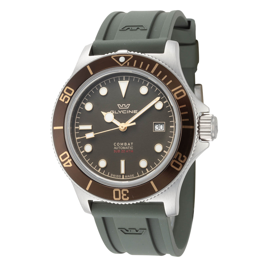 Preloved - Glycine Mens Combat Sub 42mm Automatic Watch Gl0329 One Color Watches