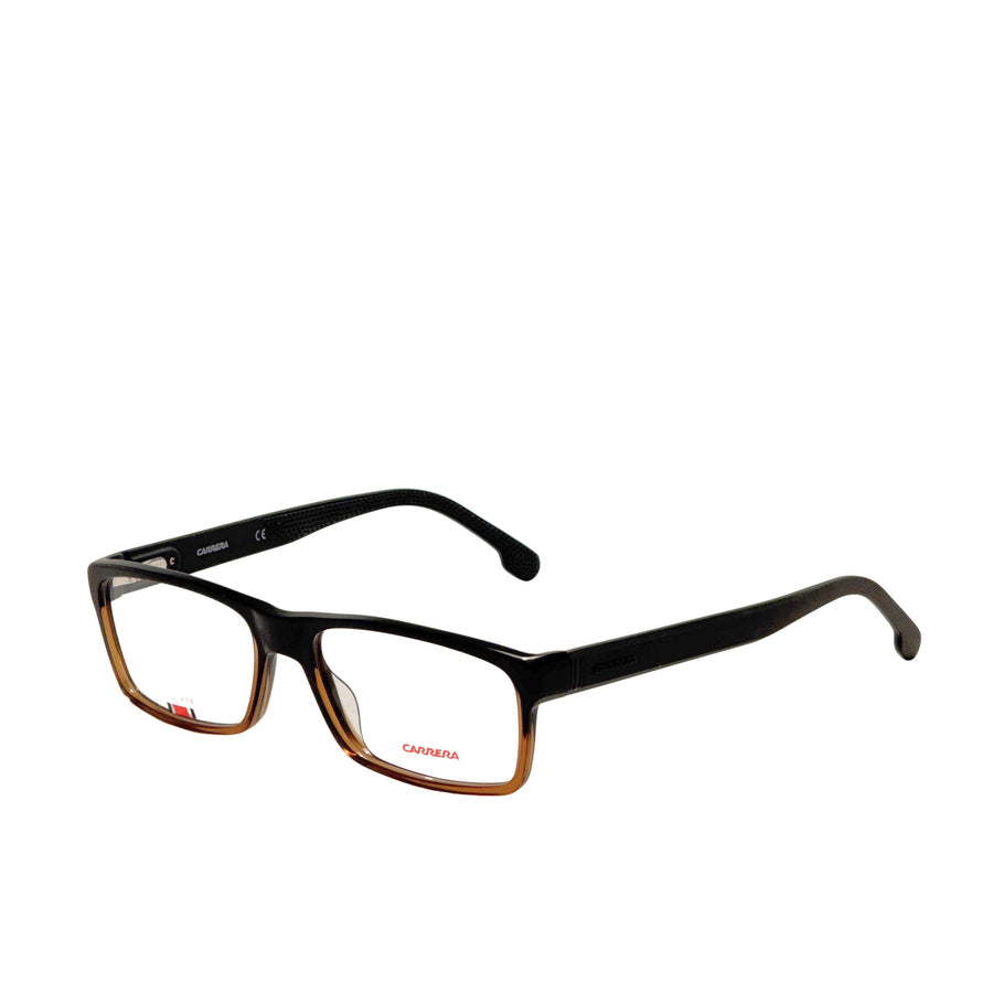 Preloved - Carrera Mens 55 Mm Black Brown Eyeglasses Carrera8852-R60-55 One Color