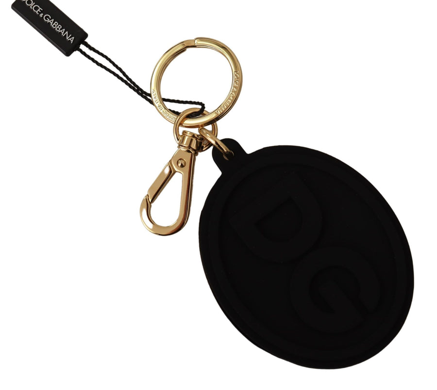 Dolce & Gabbana Brass key case in black