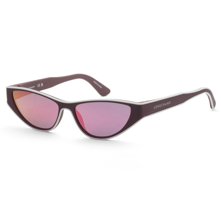 Preloved - Longchamp Womens 56 Mm Matte Burgundy Sunglasses Lo761s-602 One Color