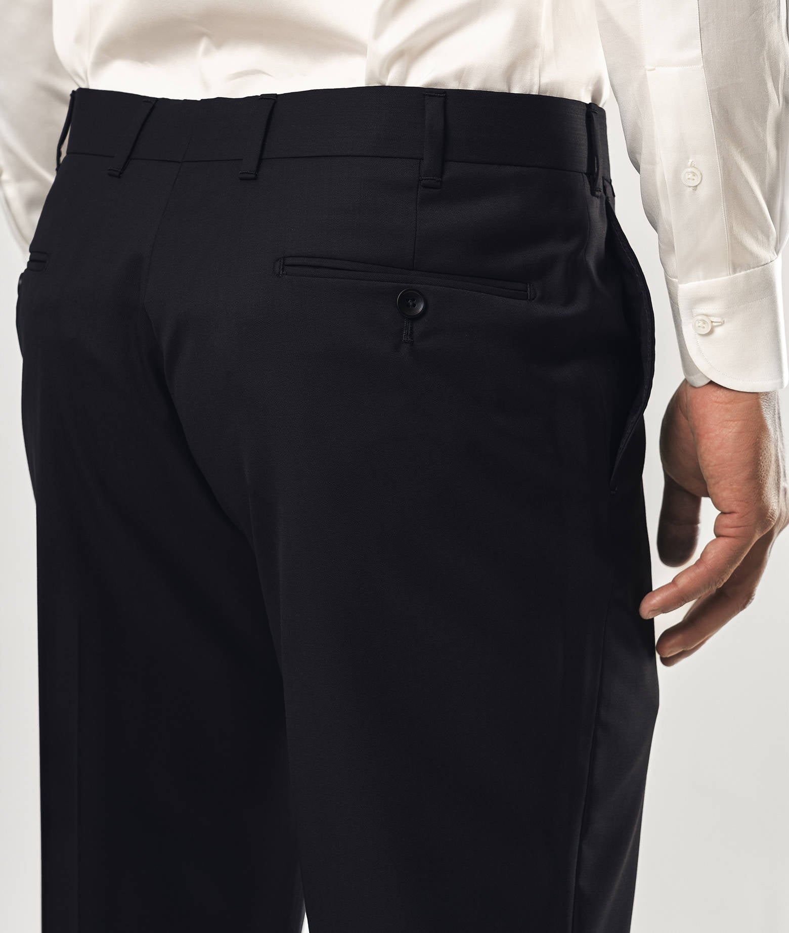 Wool Trousers Monaco Midnightblue Tailored Made
