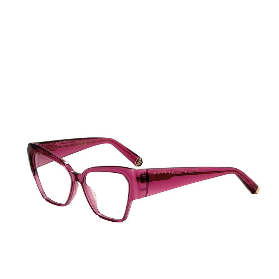 Preloved - Philipp Plein Womens 55mm Cyclamen Eyeglasses Vpp1005501f5 One Color