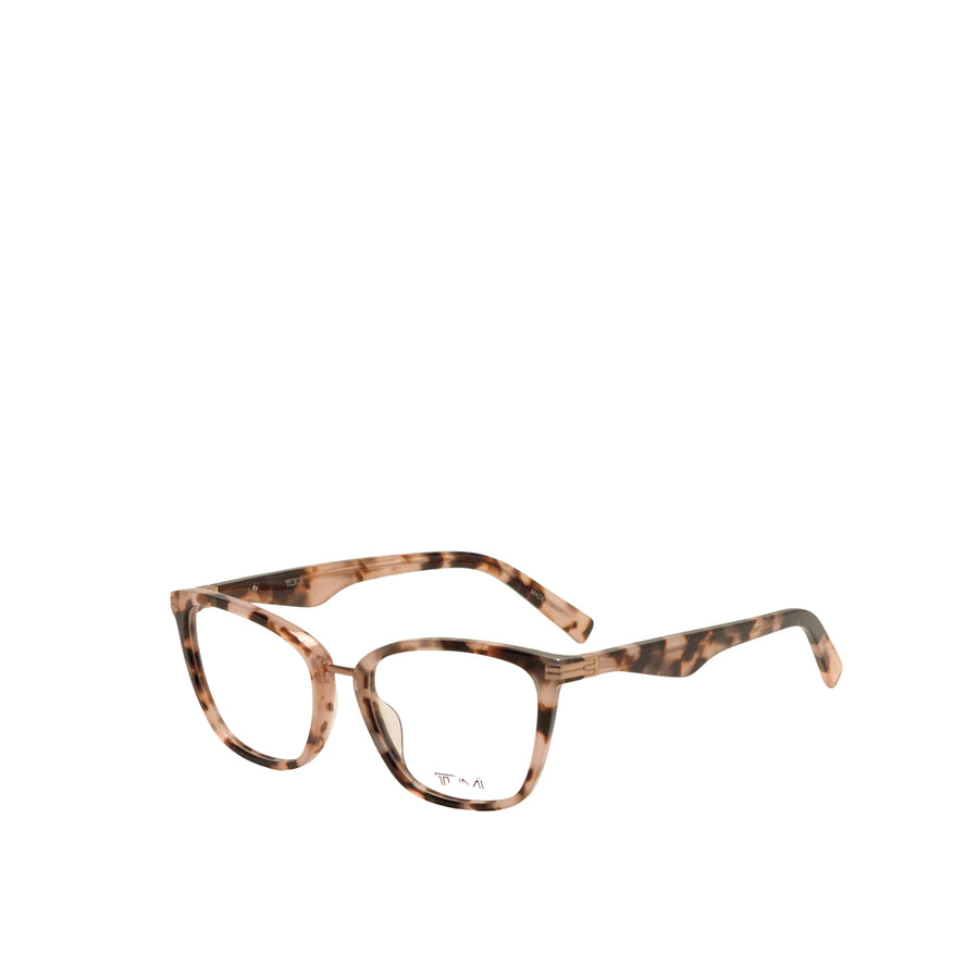 Preloved - Tumi Womens 53mm Spotted Pink Eyeglasses Vtu016530z13 One Color