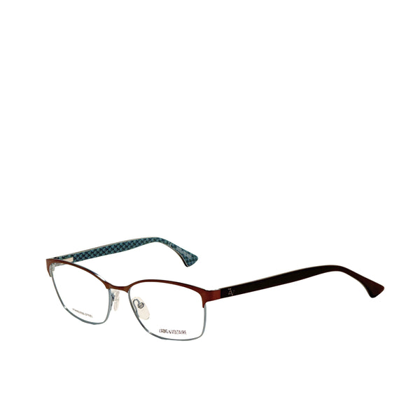 Preloved - Zadig & Voltaire Womens 55mm Brown Blue Eyeglasses Vzv022550666 One Color