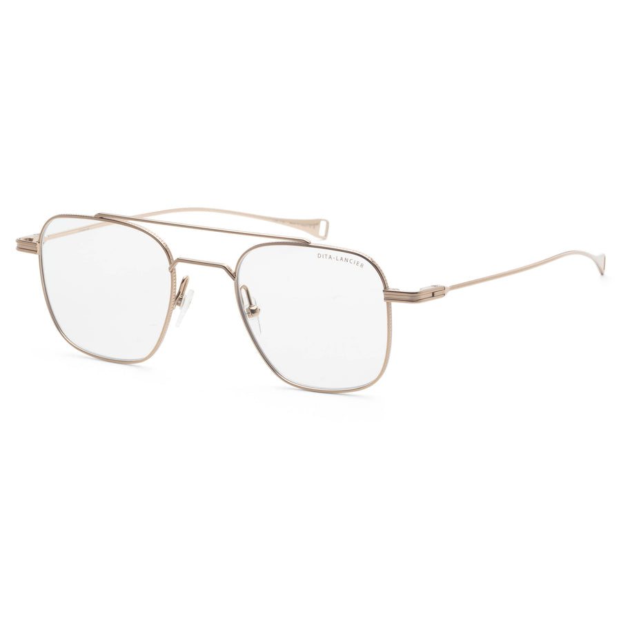 Preloved - Dita Mens Lancier 50mm Gold Sand Eyeglasses Dlx118-A-01 One Color