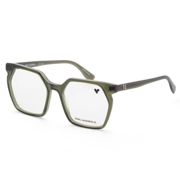 Preloved - Karl Lagerfeld Womens 54mm Khaki Eyeglasses Kl6093-275-54 One Color