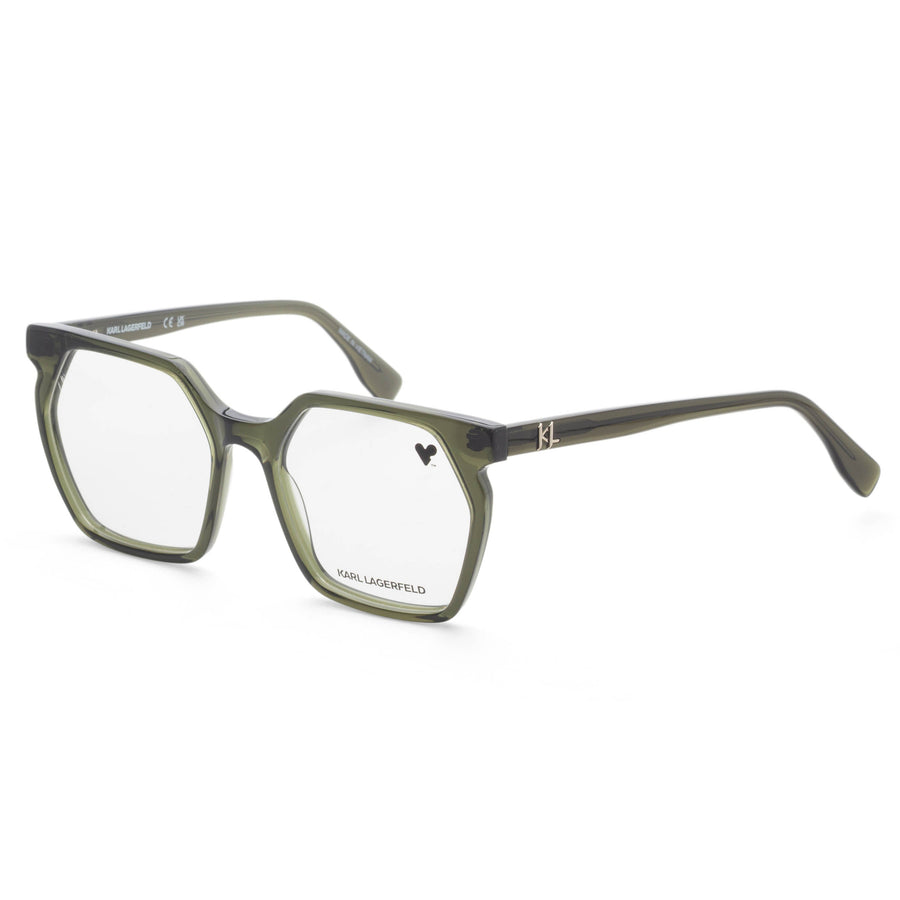 Preloved - Karl Lagerfeld Womens 54mm Khaki Eyeglasses Kl6093n-275-54 One Color
