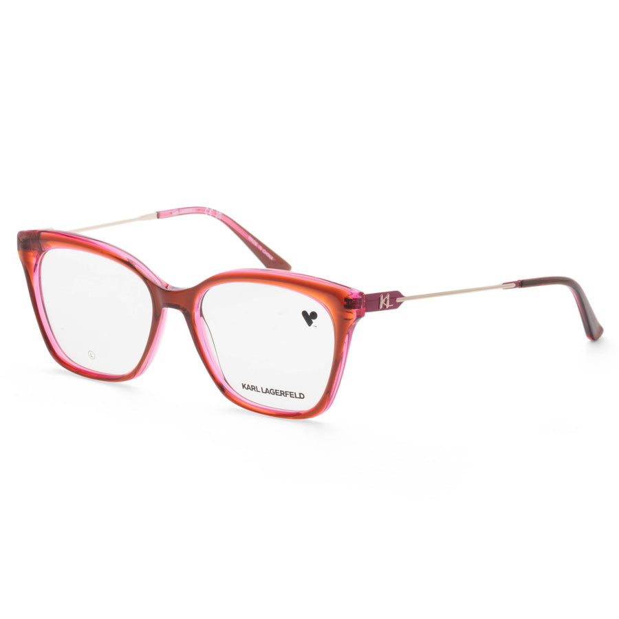 Preloved - Karl Lagerfeld Womens 54mm Brown Rose Eyeglasses Kl6108-206 One Color