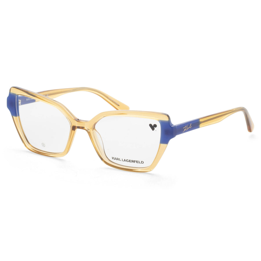 Preloved - Karl Lagerfeld Womens 53mm Caramel Blue Eyeglasses Kl6131-216-53 One Color