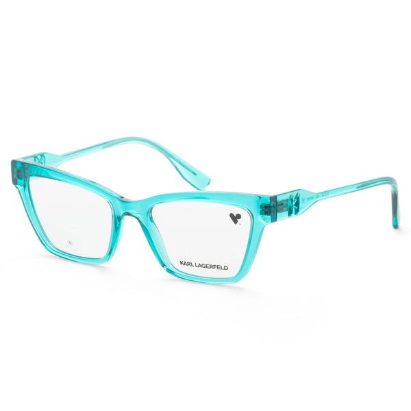 Preloved - Karl Lagerfeld Womens 53mm Turquoise Eyeglasses Kl6135-444-53 One Color