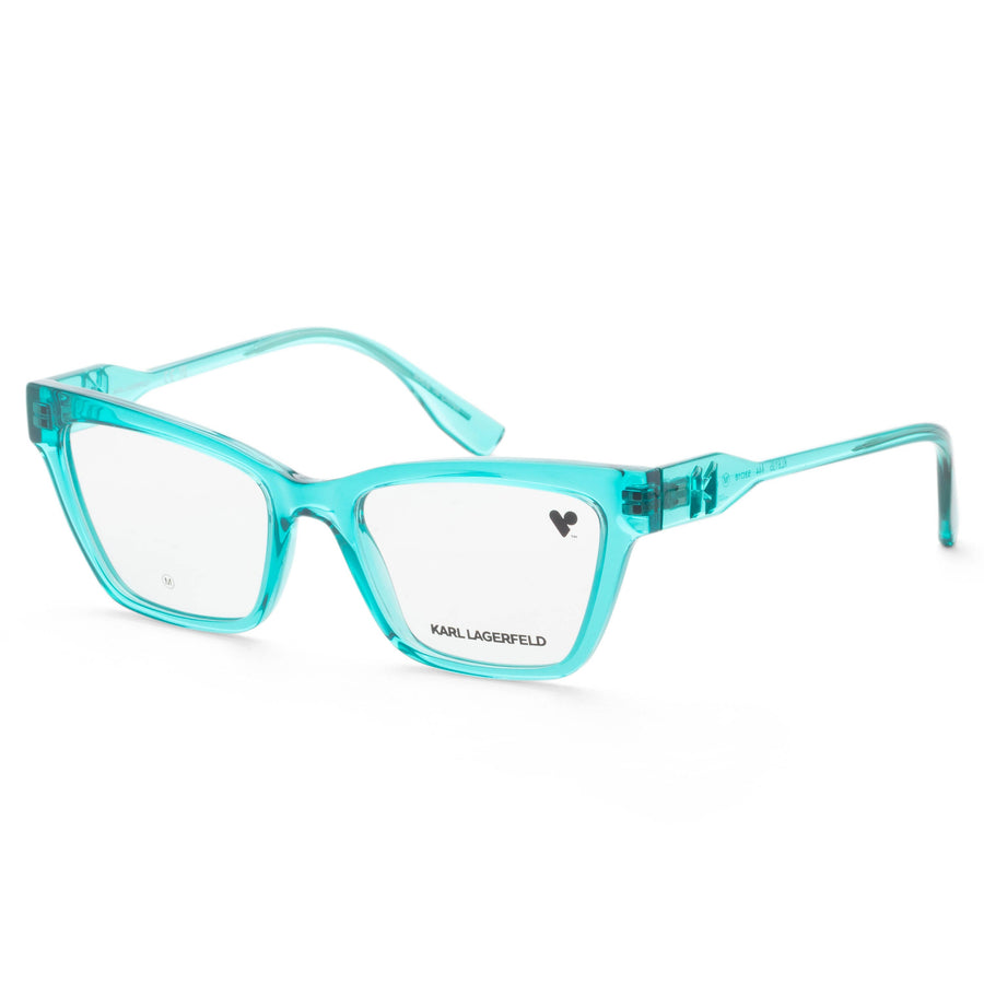 Preloved - Karl Lagerfeld Womens 53mm Turquoise Eyeglasses Kl6135-444-53 One Color