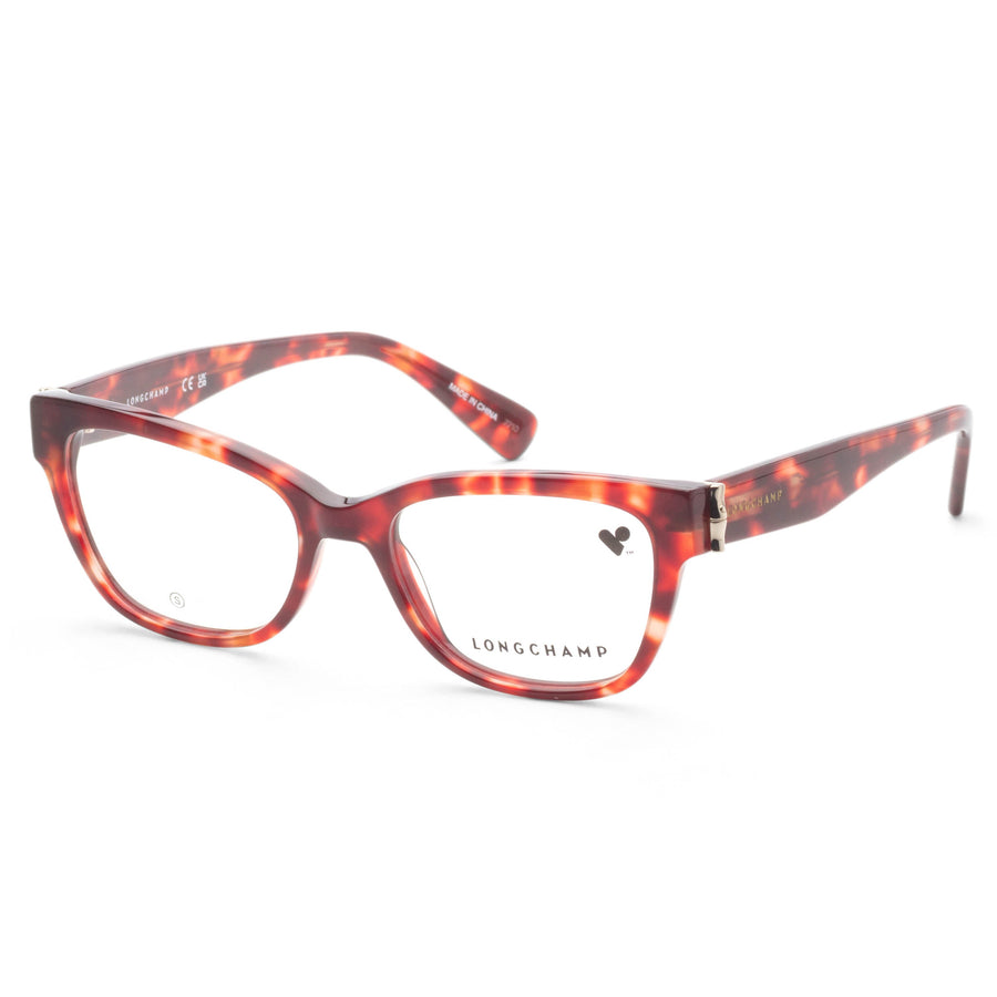Preloved - Longchamp Womens 51mm Red Havana Eyeglasses Lo2713-640-51 One Color