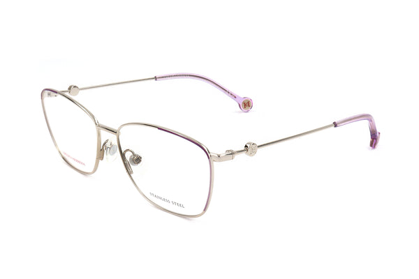Preloved - Carolina Herrera Womens 57mm Gold Violet Eyeglasses Ch0060-S9e-57 One Color
