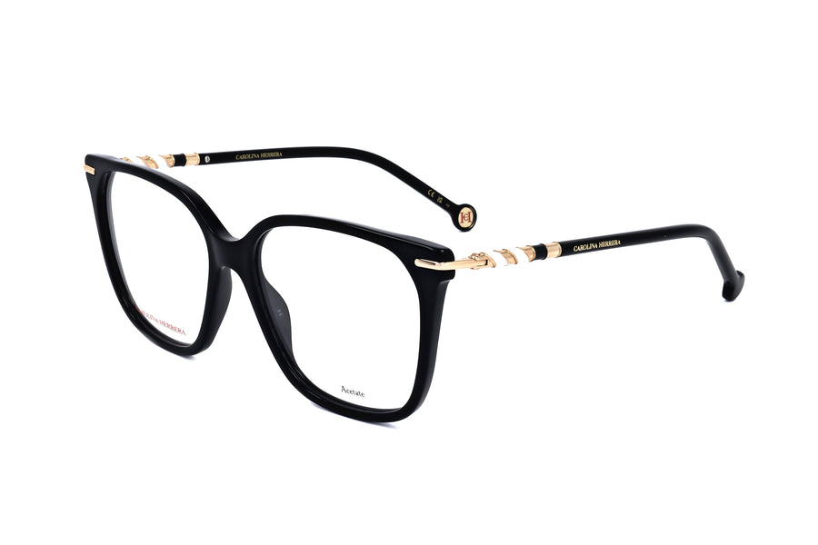 Preloved - Carolina Herrera Womens 54mm Black Eyeglasses Her0094-807-54 One Color