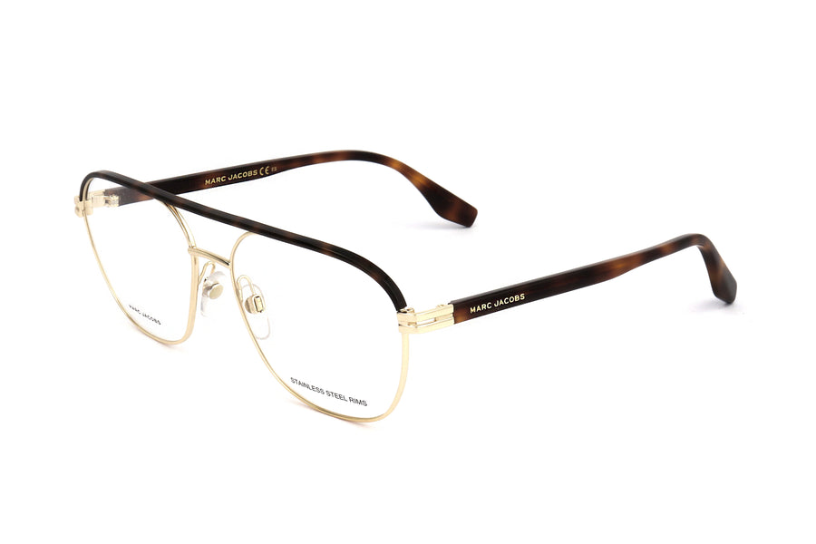 Preloved - Marc Jacobs Mens 57 Mm Gold Havana Eyeglasses Marc571-006j-16 One Color