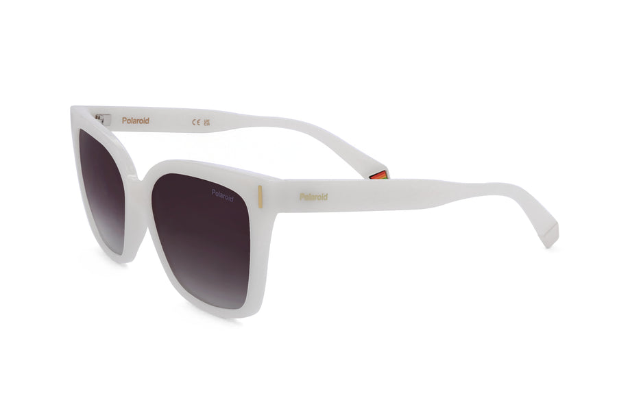 Preloved - Polaroid Womens 54 Mm White Sunglasses Polarized Pld6192-S-Vk6-54 One Color