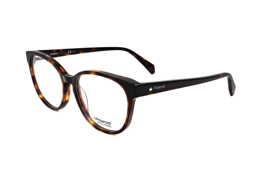 Preloved - Polaroid Womens 53 Mm Dark Havana Eyeglasses Pldd371-086-53 One Color