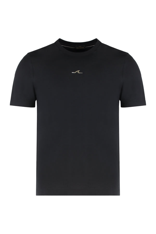 Cotton Crew Neck T-Shirt Black T-shirts