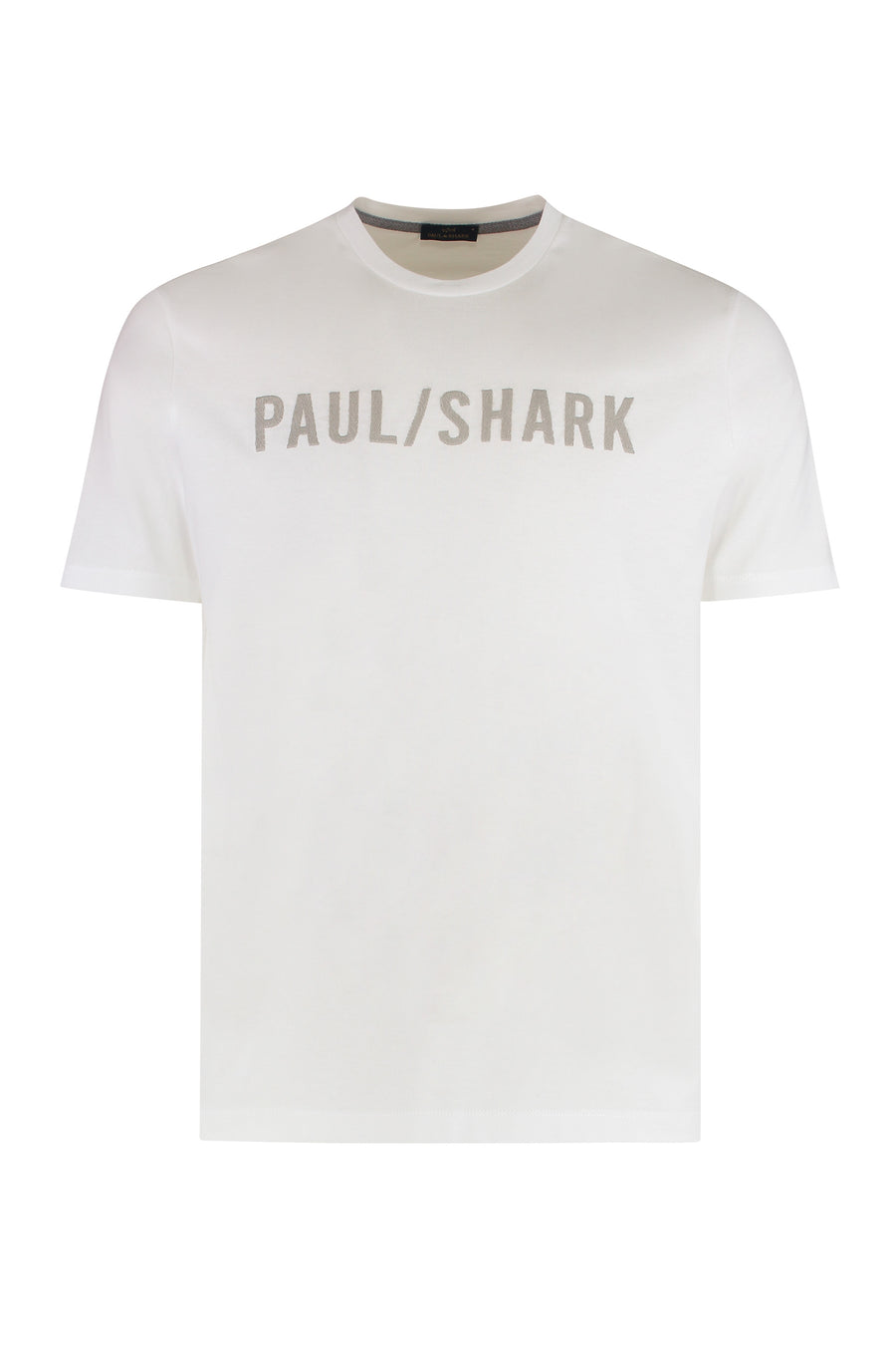 White Cotton Jersey T-Shirt With Logo T-shirts